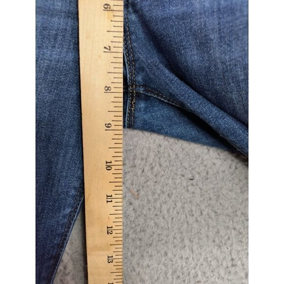 DL1961 Emma Jeans 25 Legging Heath Blue Denim Low Rise Distressed - Picture 11 of 13